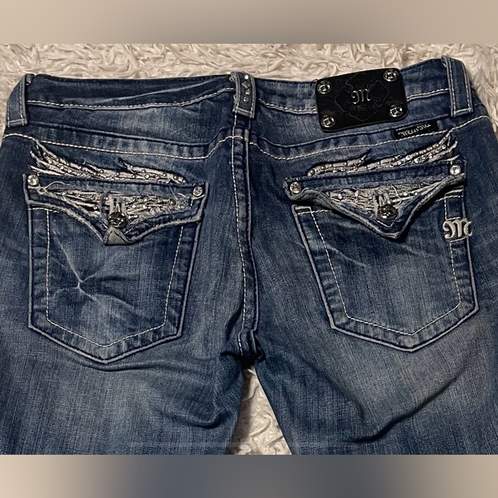 Miss Me skinny dark wash size 31 inseam 33